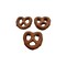 3pc Mini Chocolate Covered Pretzels | Dessert Shape Silicone Mold| Soap| Candle | Mold for Wax| Mold for Resin